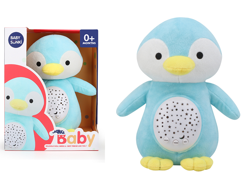 Blue Penguin With Projection