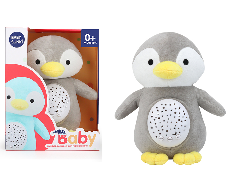 Gray Penguin With Projection