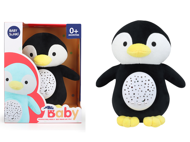 Black Penguin With Projection