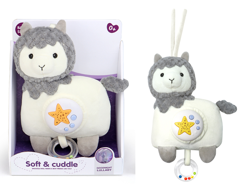 Plush Alpaca With Projection