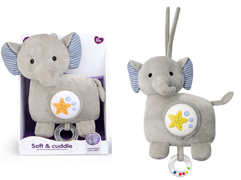 Plush Elephant With Projection