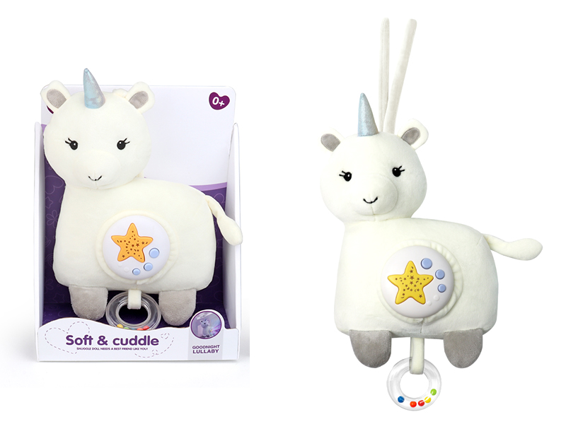 Plush Unicorn With Projection