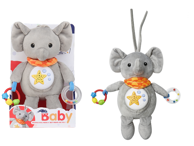 Plush Elephant With Projection