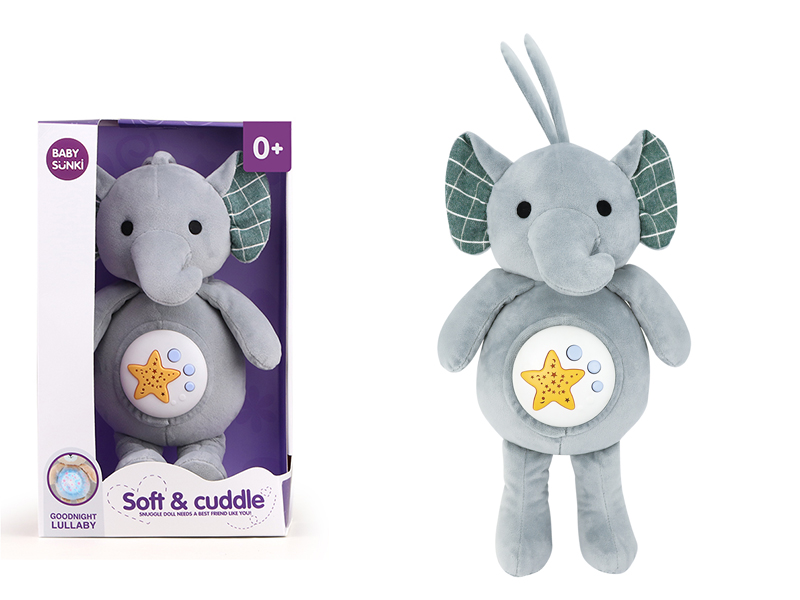 Plush Elephant With Projection