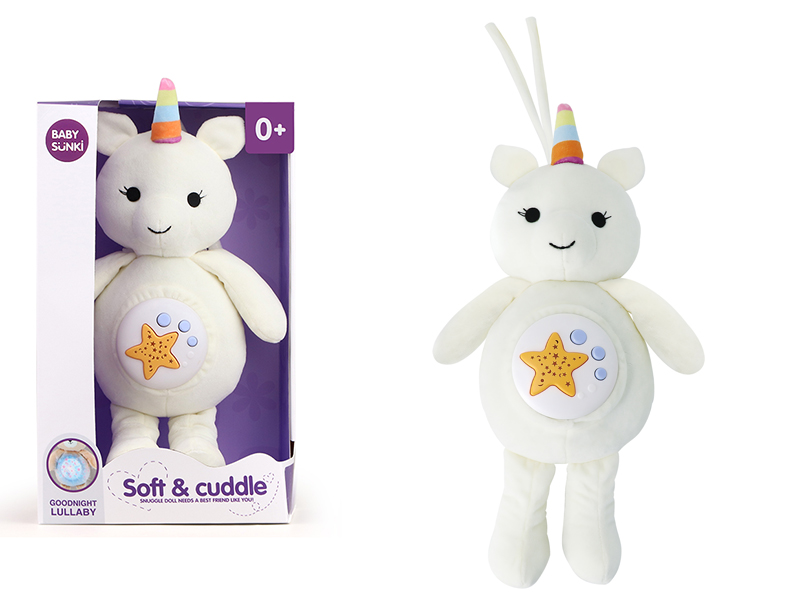 Plush Unicorn With Projection