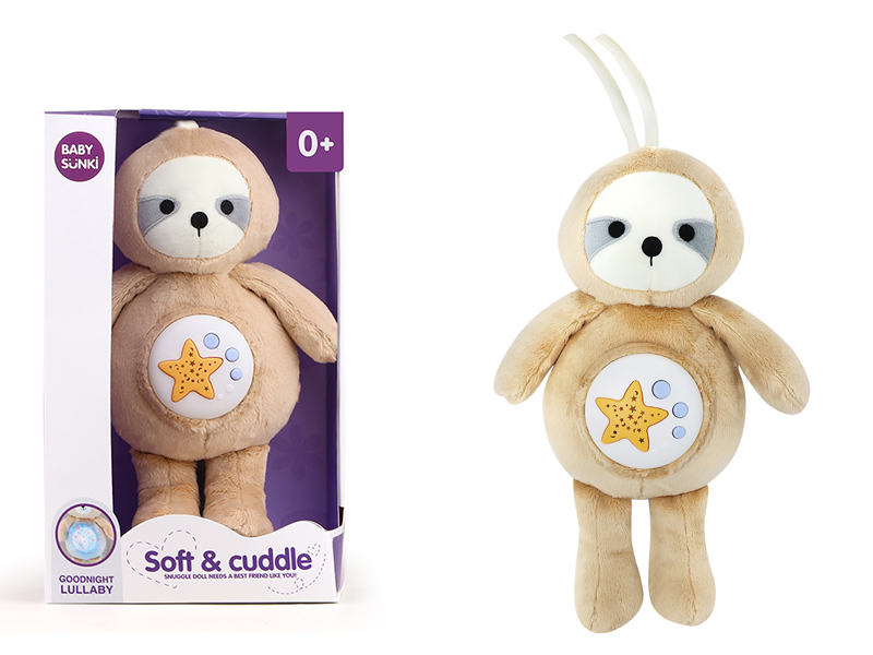 Plush Sloth With Projection