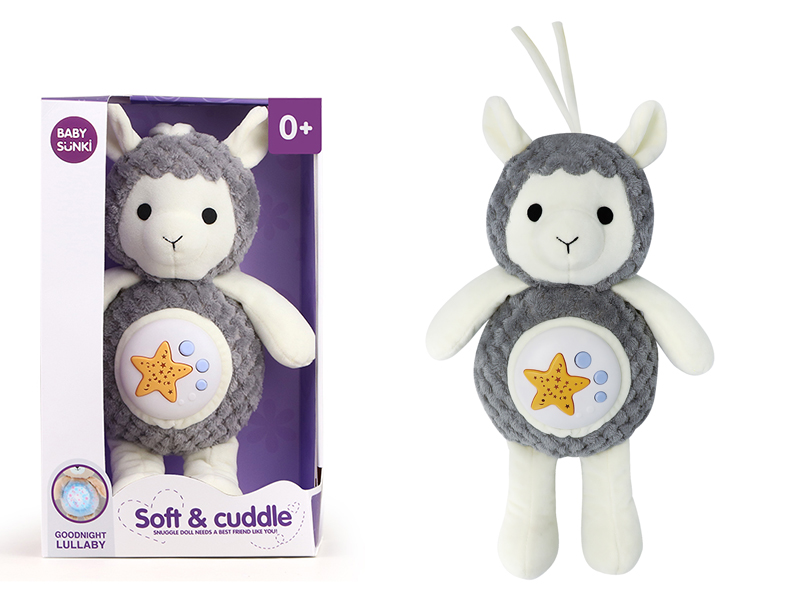 Plush Alpaca With Projection