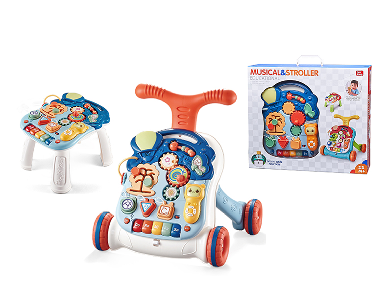 2 In 1 Learning Table Baby Walker