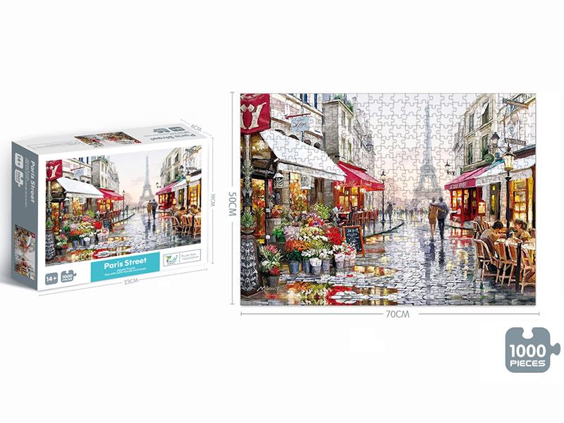 1000pcs Paris Street Jigsaw Puzzle