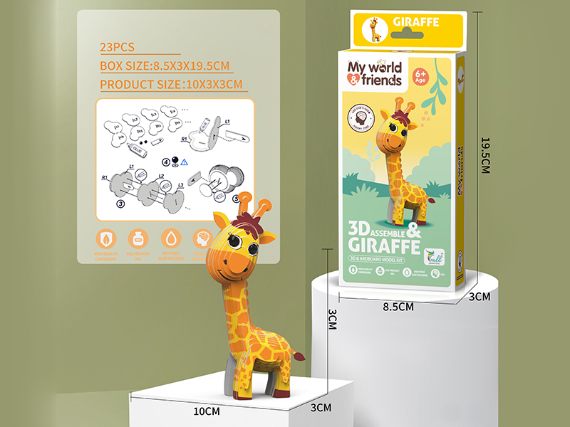 3D Puzzle-Giraffe