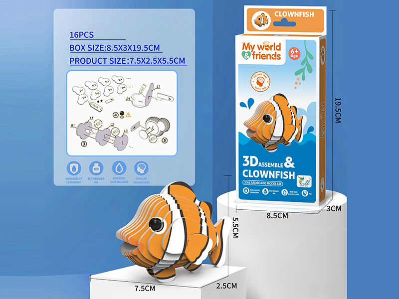 3D Puzzle-Clownfish