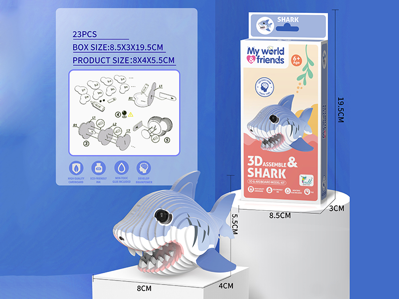 3D Puzzle-Shark