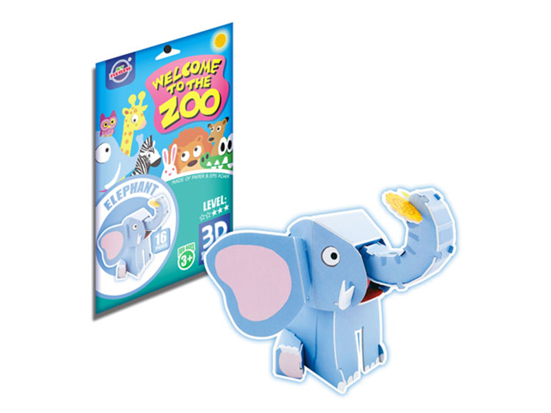 3D Puzzle-Elephant