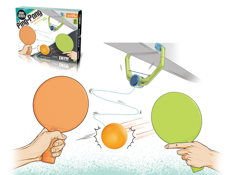 Ping-Pong Ball Racket Set