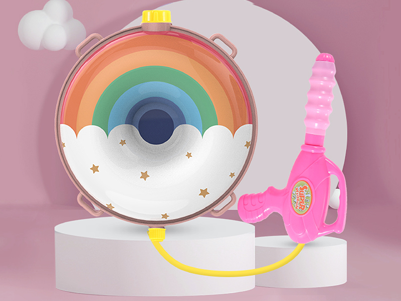 Rainbow  Doughnut  Backpack Water Gun