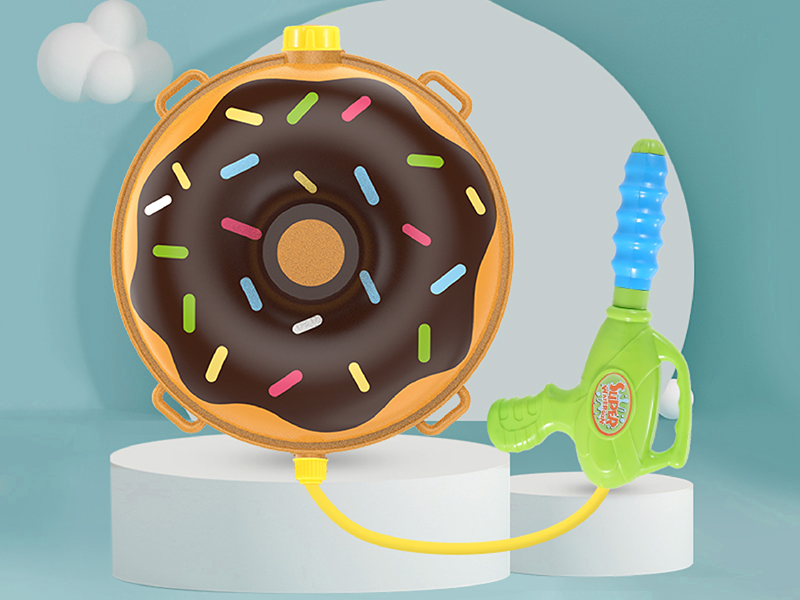 Chocolate Doughnut Backpack Water Gun
