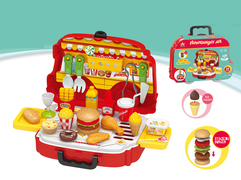 Hamburger Selling Cars Set