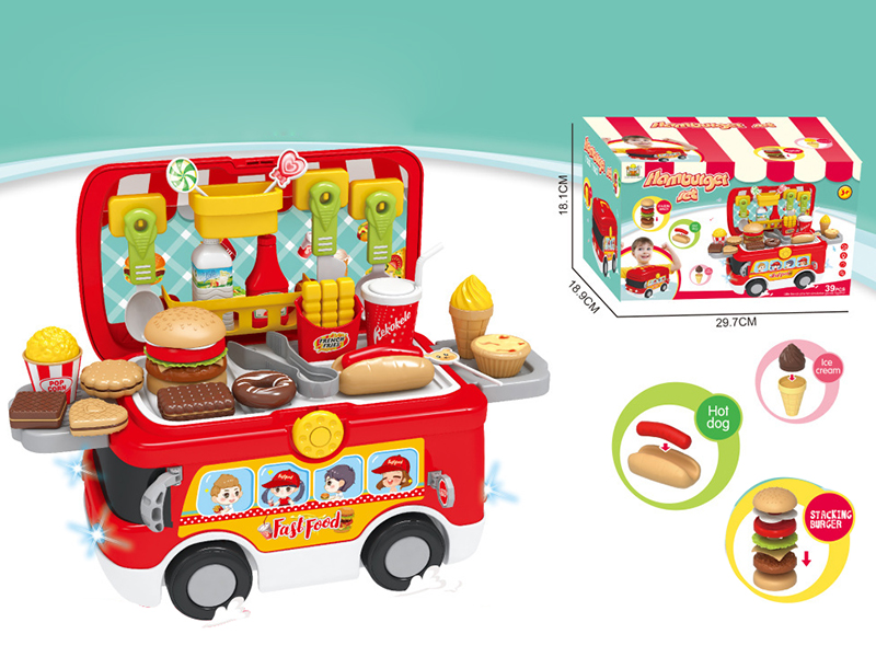 Hamburger Bus Selling Car