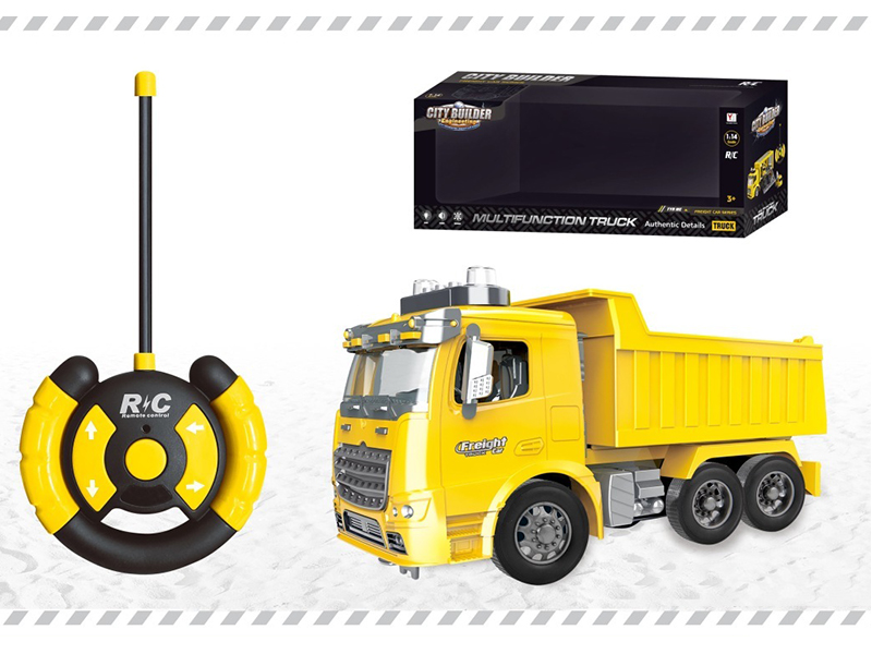 1:14 4CH Remote Control Engineering Truck(With Headlight )