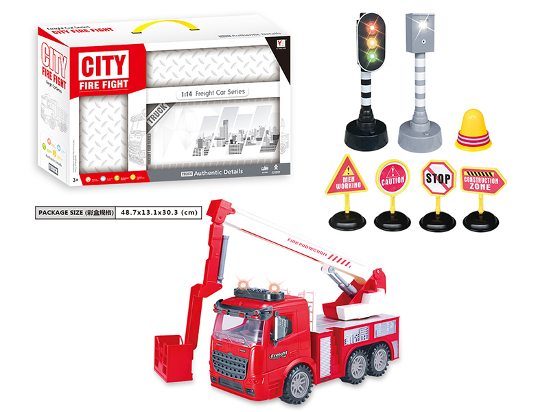 Friction Fire Engine(With Light And Music)