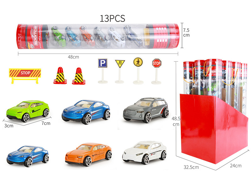 Slide Alloy Car 6pcs