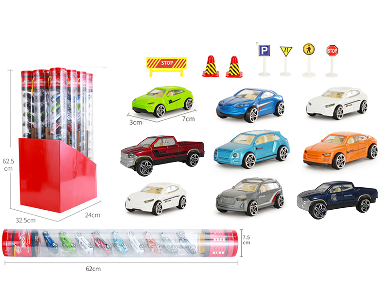 Slide Alloy Car 9pcs