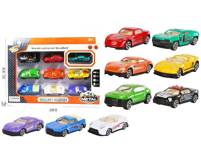 Alloy Car 9PCS