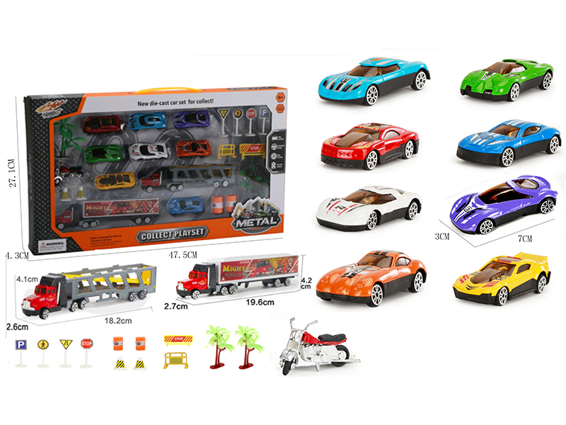 Alloy Race Car Set
