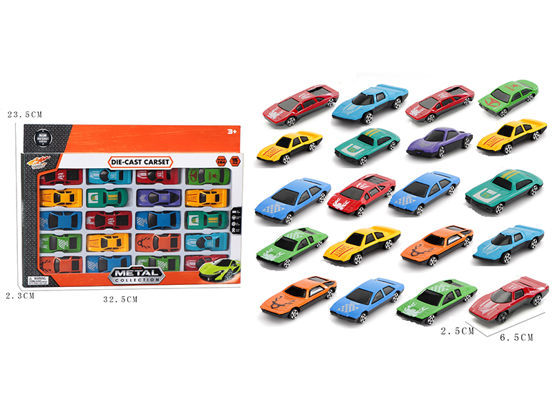 Slide Small Alloy Cars 20pcs