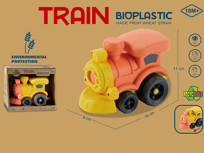 Straw Material Slide Train