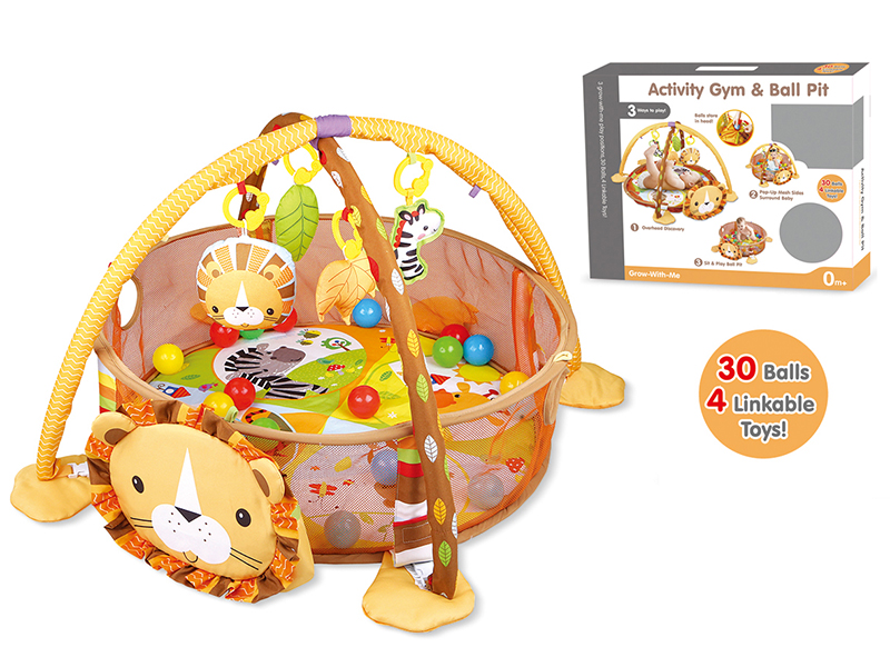 3 In 1 Lion Ball Pool With 30pcs 5cm Ocean Balls