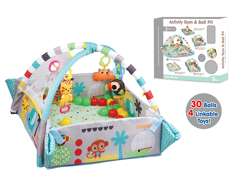 5 In 1 Ball Pool With Music, 30pcs 5cm Ocean Balls