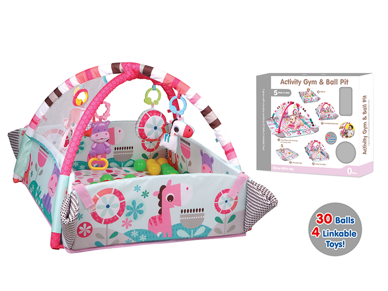 5 In 1 Ball Pool With Music, 30pcs 5cm Ocean Balls