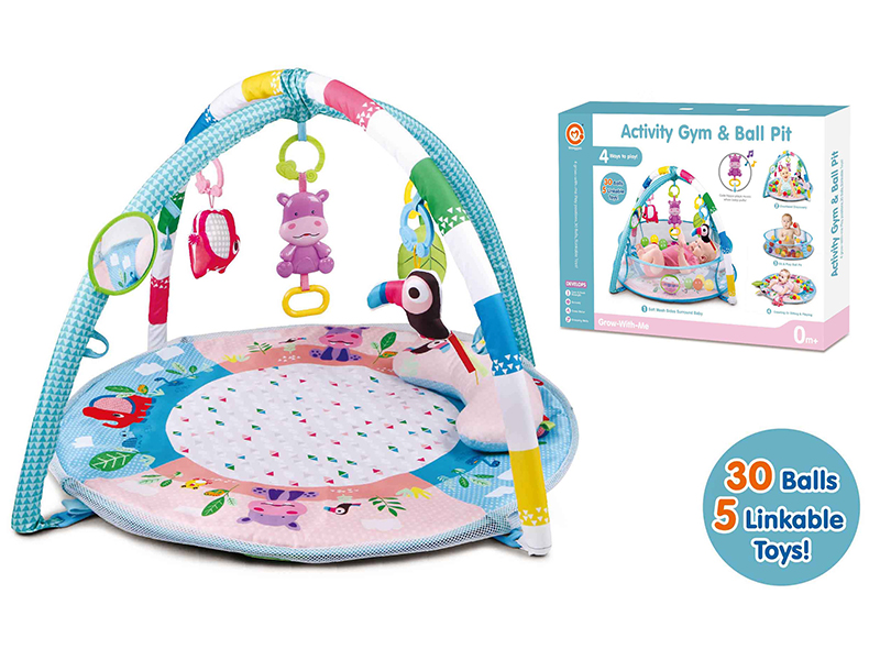 3 In 1 Ball Pool With Music, 30pcs 5cm Ocean Balls