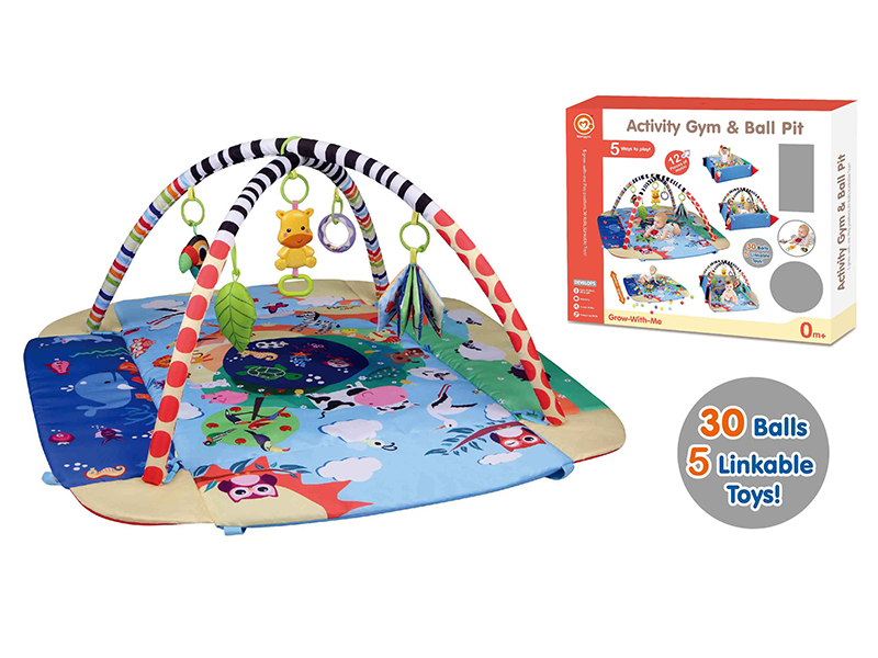 5 In 1 Fitness Blanket With Music,30pcs 5cm Ocean Balls