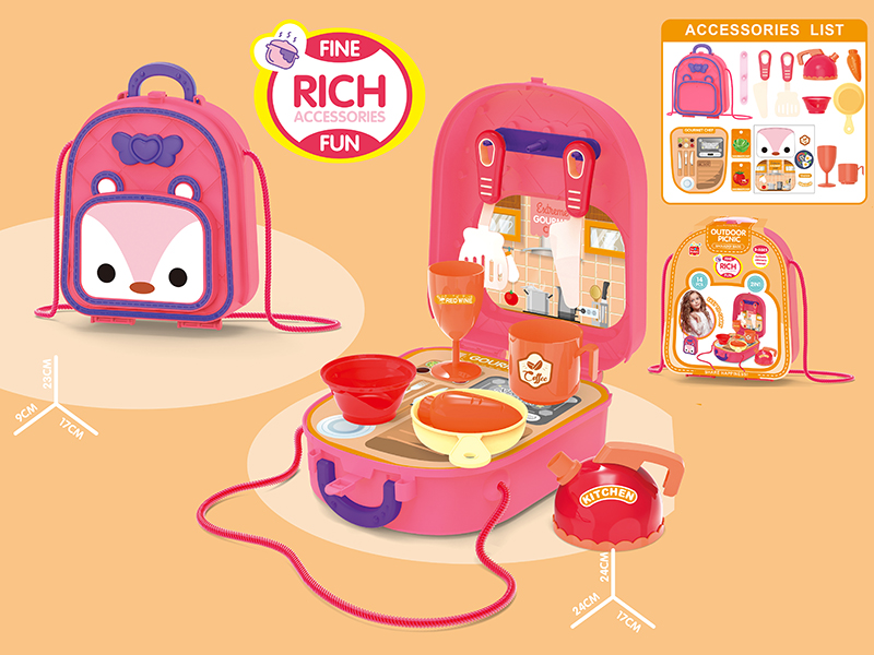 2 In 1 Kitchen Shoulder Bag 14pcs