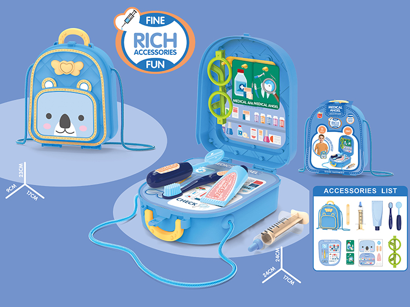 2 In 1 Shoulder Bag + Medical Table 11pcs