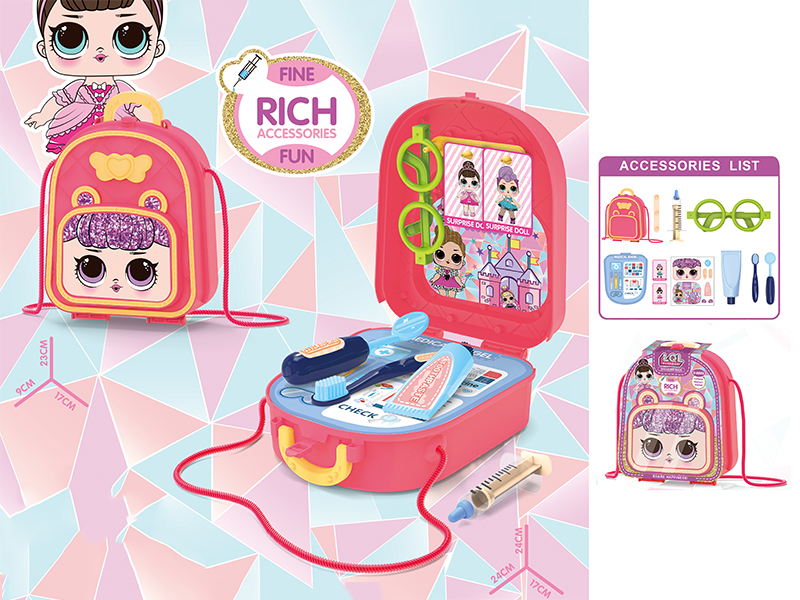 2 In 1 Shoulder Bag + Medical Table 11pcs