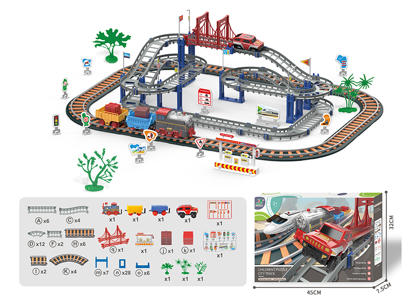 Train Industry City Rail Car