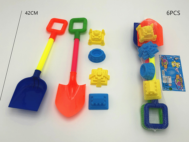 Beach Shovel Castle Set 6pcs