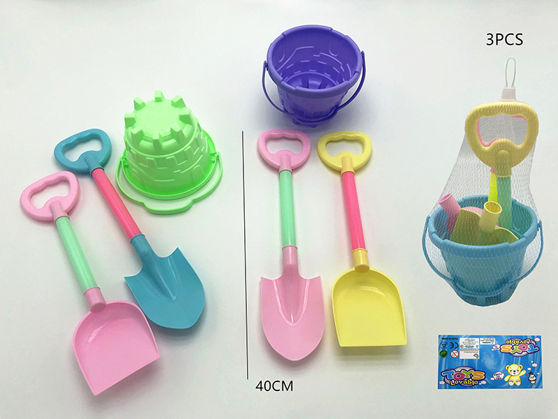 Sand Bucket Castle Set 3pcs