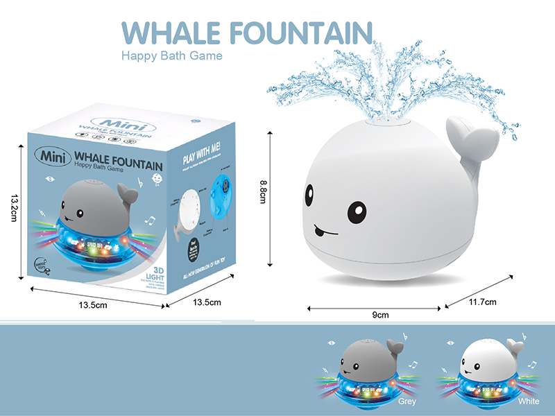 Spray Water Whale  + B/O Go And Bump Base