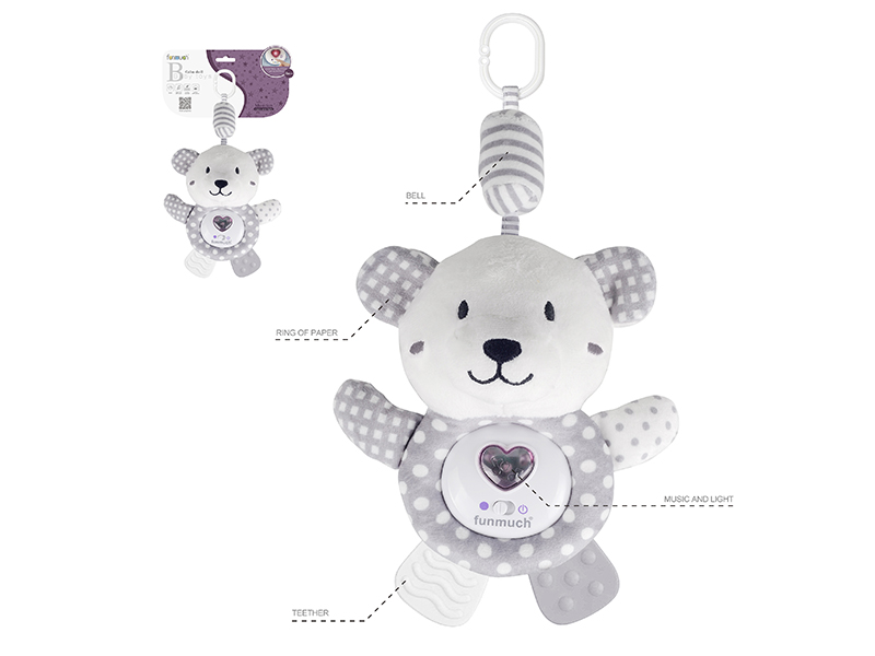 Comfort  Bed Hanging Toy With Sound And Light(Bear)