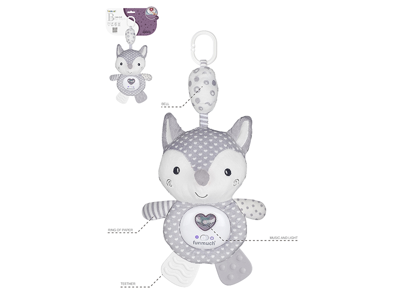 Comfort  Bed Hanging Toy With Sound And Light(Fox )