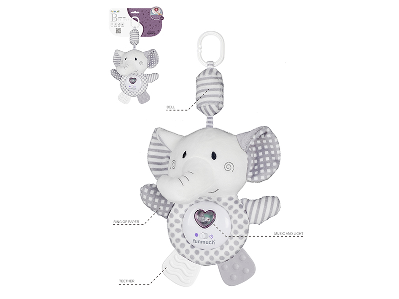 Comfort  Bed Hanging Toy With Sound And Light(Elephant )