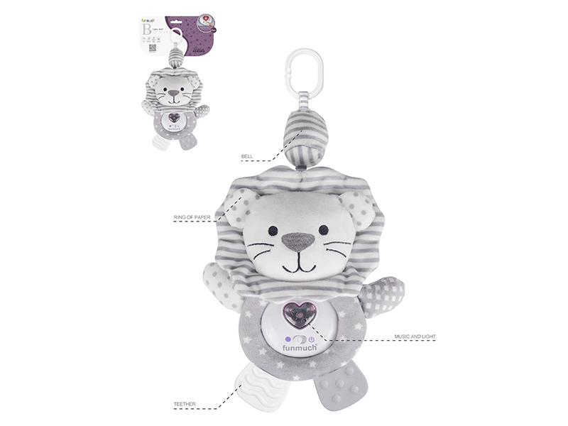 Comfort  Bed Hanging Toy With Sound And Light(Lion)