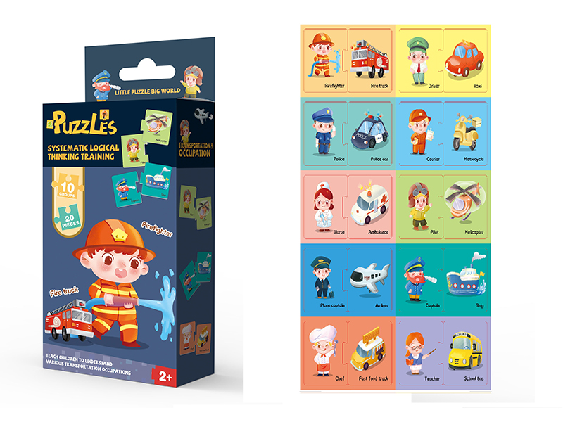 Systematic Logical Thinking Training Matching Puzzle