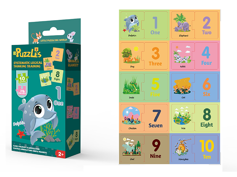 Systematic Logical Thinking Training Digital Animal Matching Puzzle