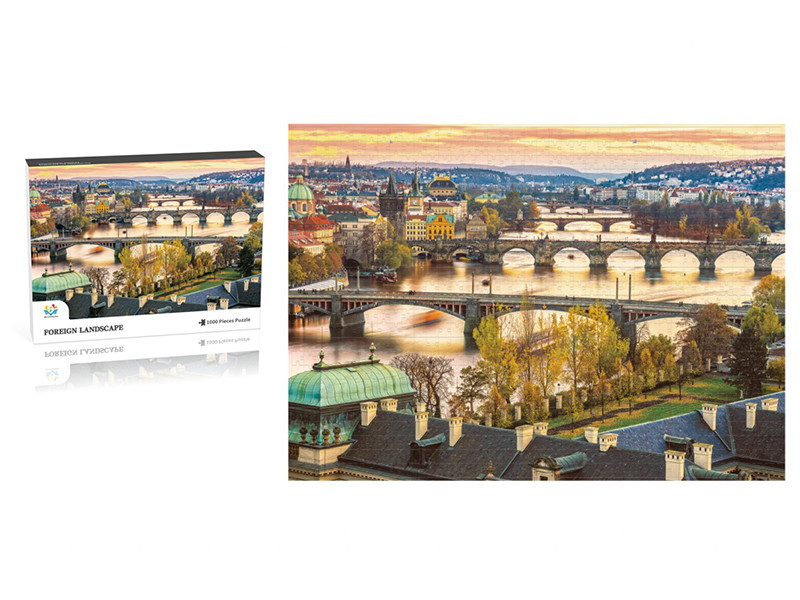 1000pcs Puzzle-European Town