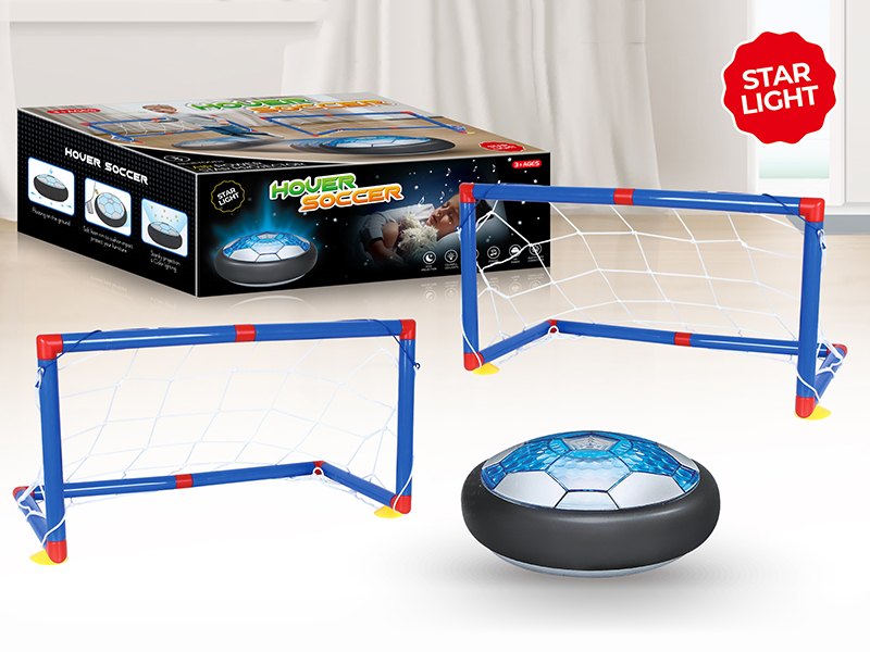 Suspended Football With Star Light + 2 Football Goal